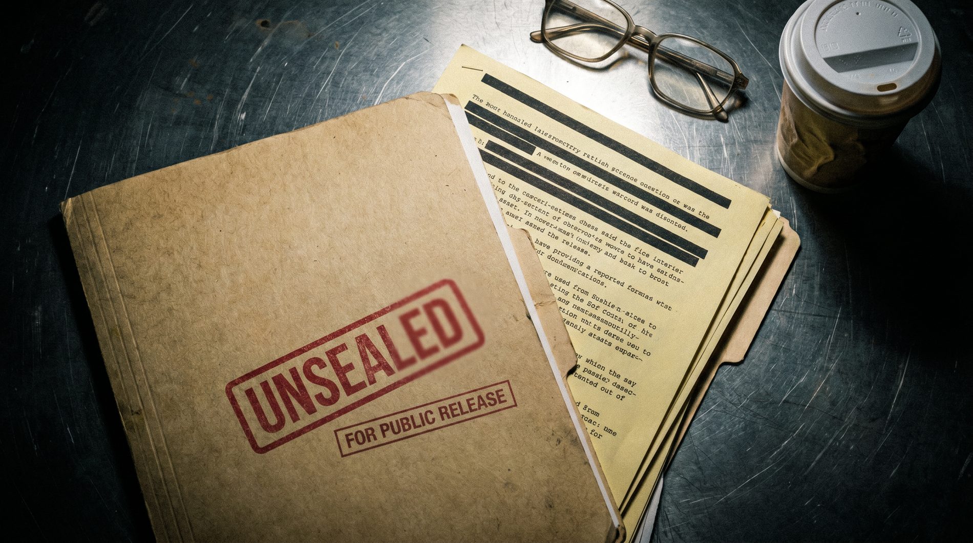 THE FILE — UNSEALED FOR PUBLIC RELEASE